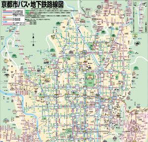 京都バス路線図